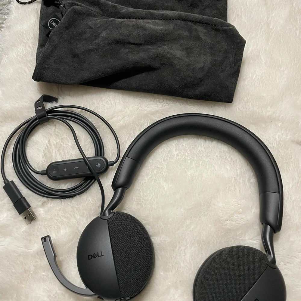 Dell Pro Wired ANC Headset with Black Finish